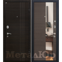 Дверь МеталЮр M15 (грей кроскут)